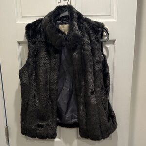 Banana Republic Faux Fur Vest